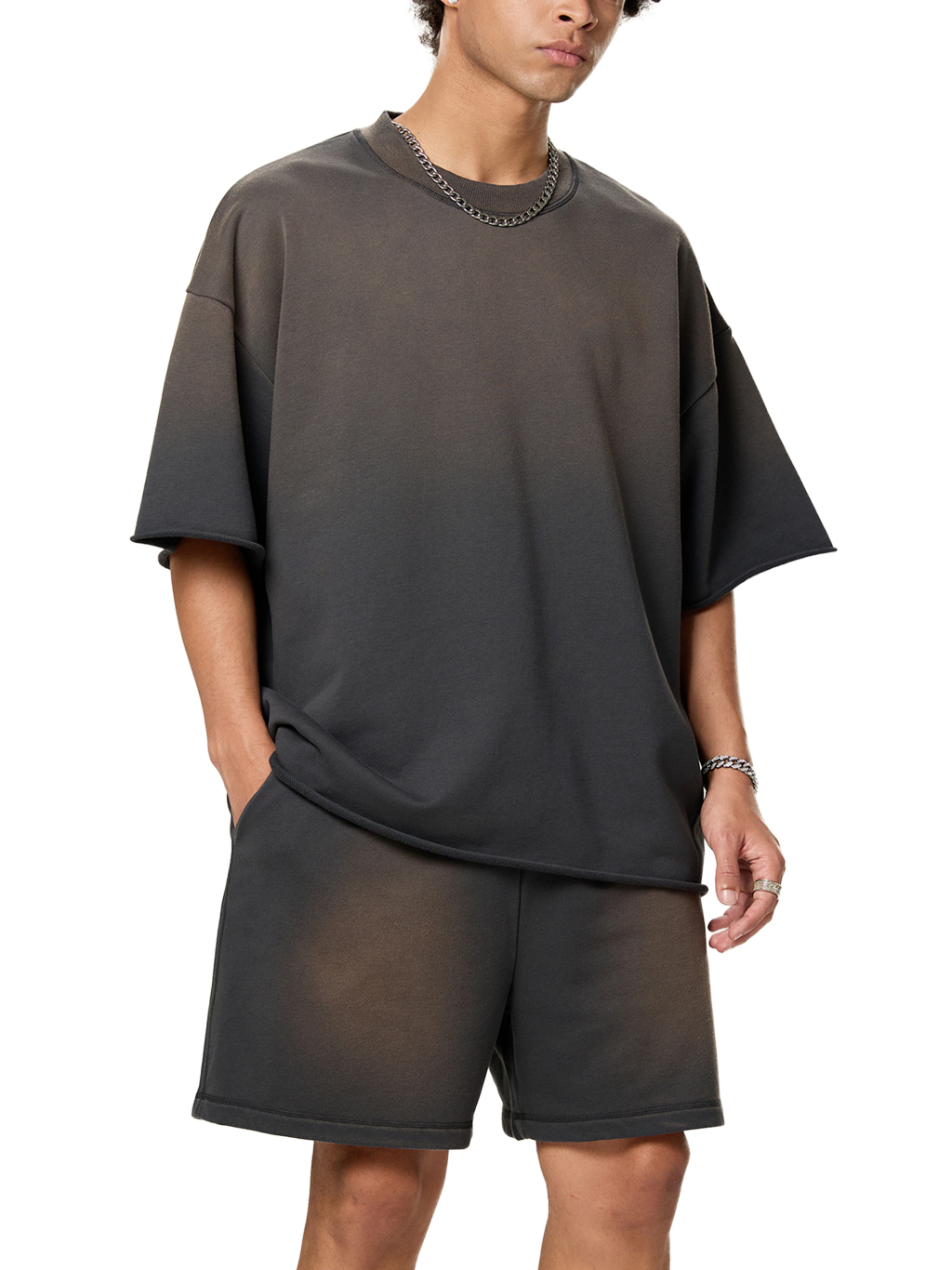 Sunfade Raw Edge T-Shirt – Vintage Streetwear | Tapstitch-4
